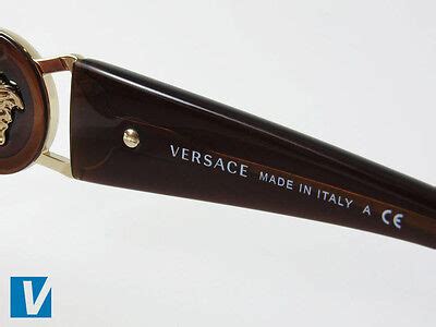 versace glasses serial number